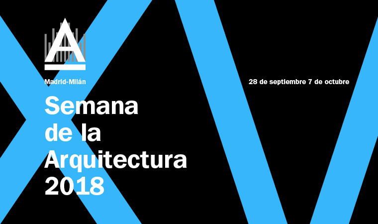 Logo Semana de la Arquitectura COAM 2018 MAdrid